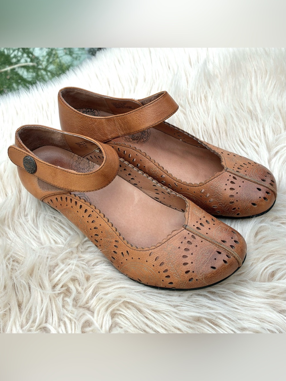 Taos Mary Jane Leather Shoes Sz 8.5